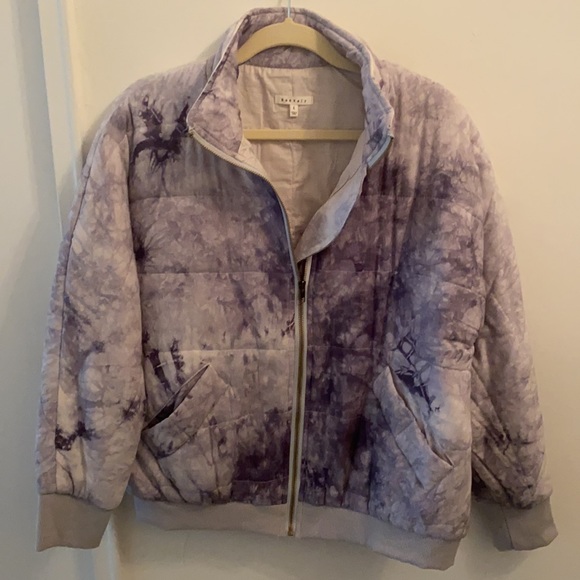 Cloud Tie-Dye Bomber Jacket - Picture 3 of 6